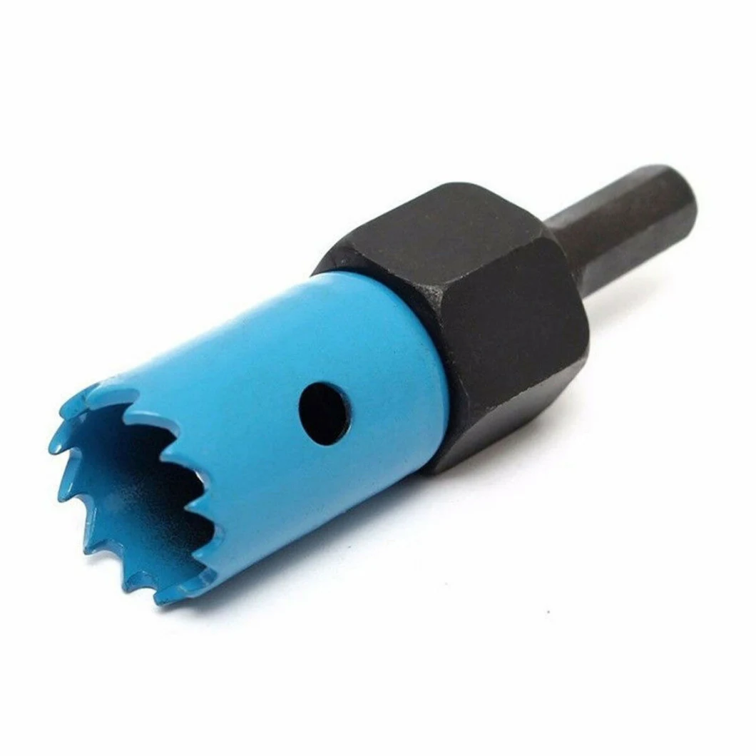Core Drill 11PCS Carbon Steel HSS Diamond Cutter Set Bi Metal Hole Saw Hole for Plastic and Wood