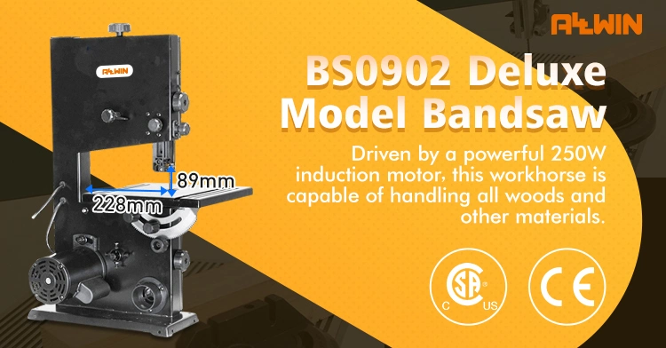 220V Band Saw 228mm Wood Cutting Saw 9&quot; for Workshop