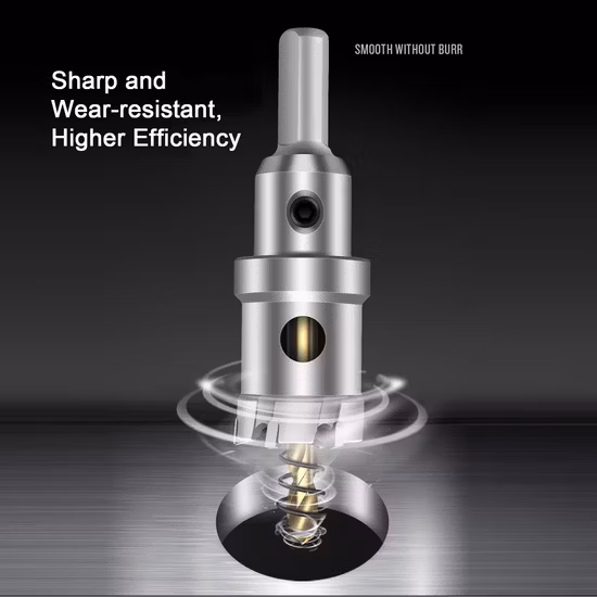 Large Tct Hole Saw Kit for Hard Metal (16-60mm) Carbide Tipped Hole Saw Hole Cutter with Titanium-Plated Pilot Drill Bit for Metal, Stainless Steel, Iron, Wood,