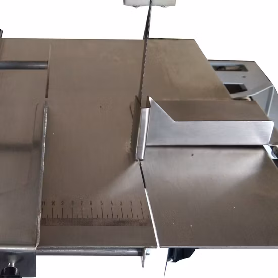 1.1kw Standard Meat Band Saws Adjustable Hacksaw Blade Tension for Meat Markets, Deer Processing and Processing Plants 200kg/H