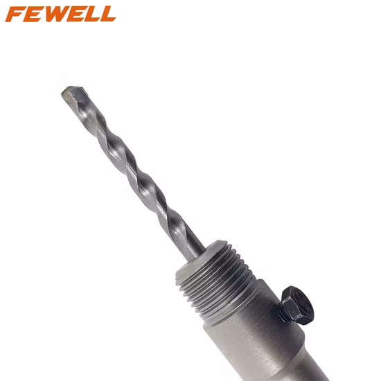 350mm SDS Plus Connecting Rod Hollow Electric Tct Core Drill Bit Concrete Hole Saw Arbor Adapter for Concrete Wall Brick Block Masonry Drilling