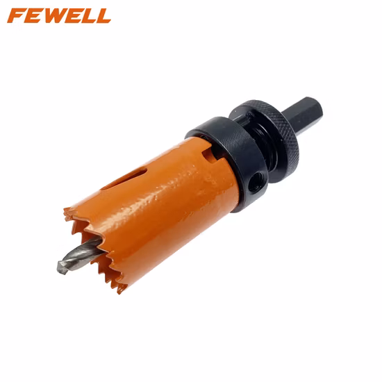 Hex Shank Quick Change Adapter Bi-Metal Hole Saws Arbor with Split Drill Bits